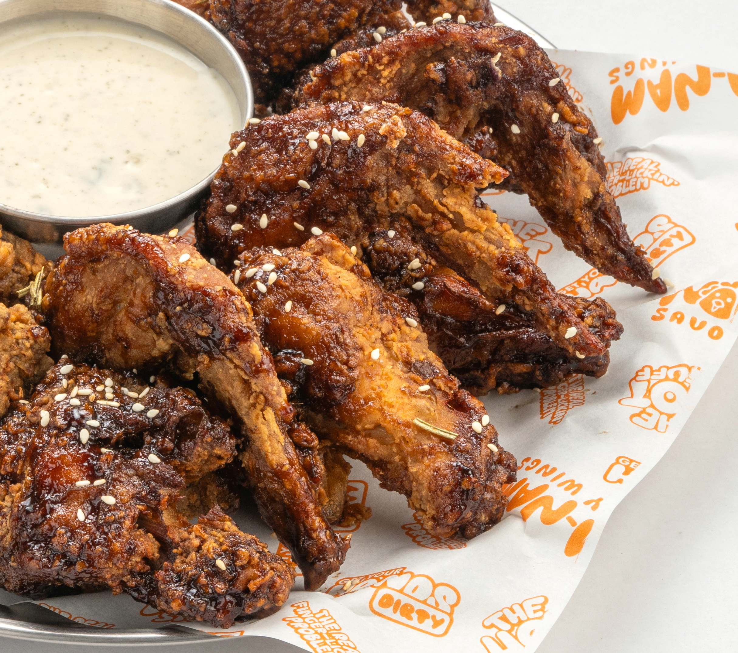 Seoul Wing In A Plate